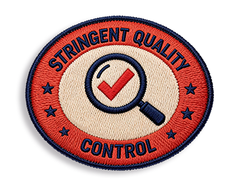 Stringent Quality Control Badge